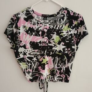 Love Streak Women's Crop Top Size XL, Open Back